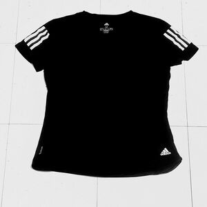 Adidas Women's Black Climacool performance running T-Shirt